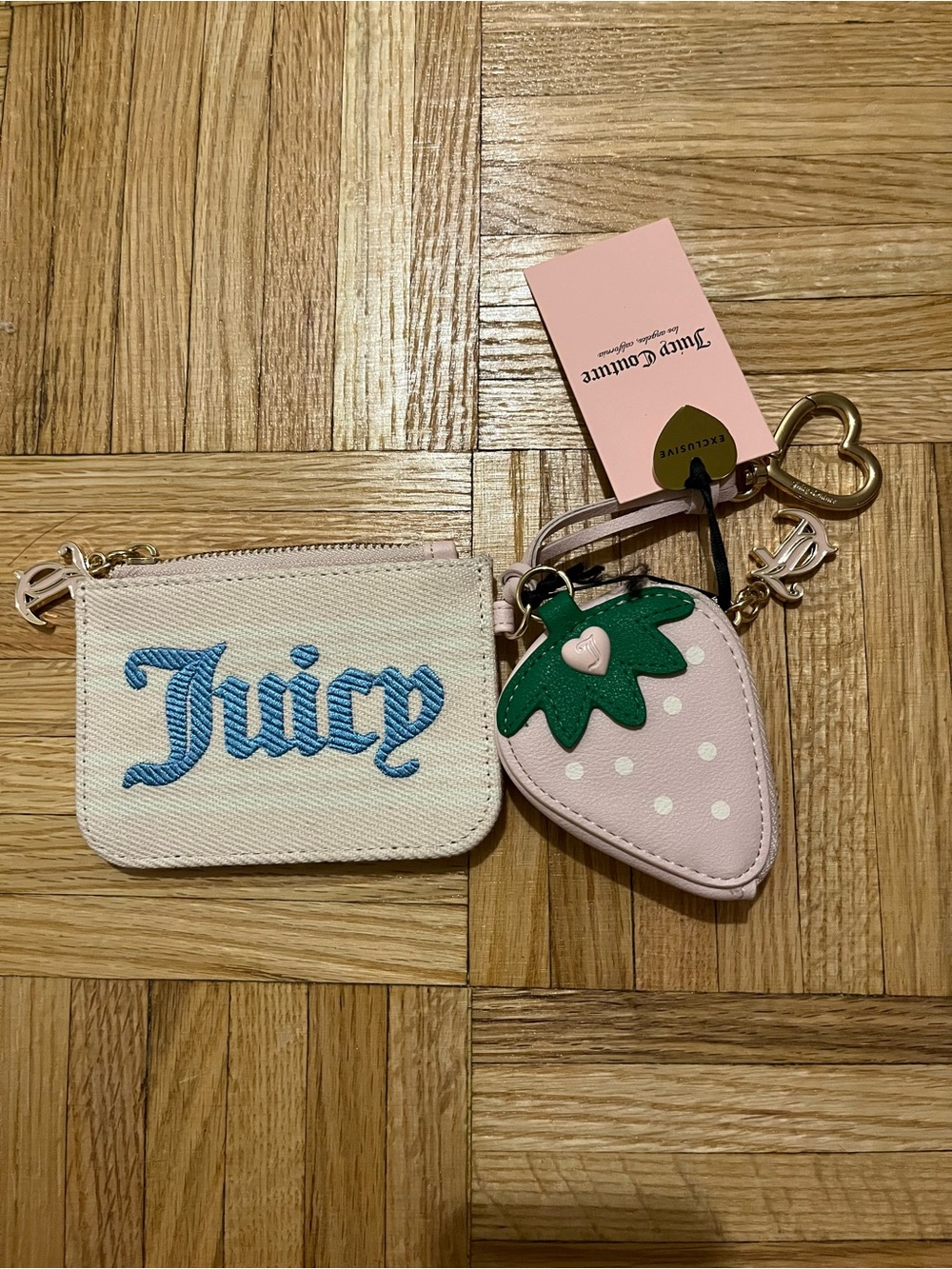 Juicy Couture Juicy Paradise Strawberry Card Holder & Coin Purse NWT